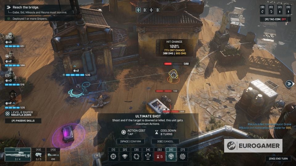 Gears Tactics best skills and build for Support